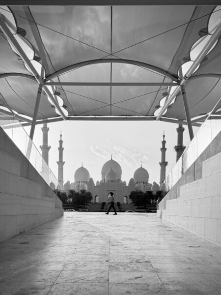 Photograph Ingrida Kuznecova Sheikh Zayed Grand Mosque on One Eyeland
